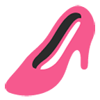 Emoji 👠 Scarpa Con Il Tacco su Google Android 4.4.