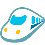 🚄 Emoji Hochgeschwindigkeitszug mit spitzer Nase Google Android 4.4.