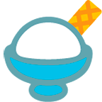 Emoji 🍨 Coppa Di Gelato su Google Android 4.4.