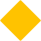 Emoji 🔶 Rombo Arancione Grande su Google Android 4.4.