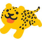 🐆 Emoji Leopardo en Google Android 4.4.