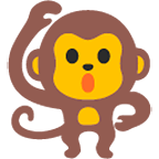 🐒 Emoji Macaco na Google Android 4.4.