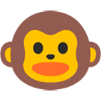 Emoji 🐵 Muso Di Scimmia su Google Android 4.4.