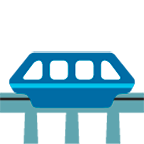 Emoji 🚝 Monorotaia su Google Android 4.4.