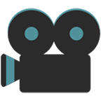 Emoji 🎥 Cinepresa su Google Android 4.4.