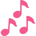 Emoji 🎶 Note Musicali su Google Android 4.4.
