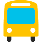 🚍 Emoji Vorderansicht Bus Google Android 4.4.