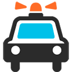 Emoji 🚔 Macchina Della Polizia In Arrivo su Google Android 4.4.
