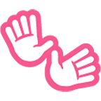 Emoji 👐 Mani Aperte su Google Android 4.4.