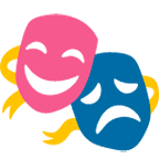 Emoji 🎭 Maschere su Google Android 4.4.