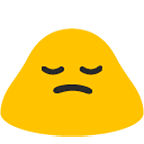 Emoji 🙍 Persona Corrucciata su Google Android 4.4.