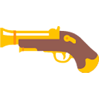 Emoji 🔫 Pistola su Google Android 4.4.