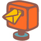 Emoji 📮 Cassetta Delle Lettere su Google Android 4.4.