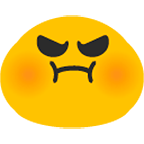 Emoji 😡 Broncio su Google Android 4.4.
