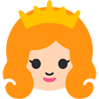 👸 Emoji Princesa en Google Android 4.4.