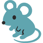 Emoji 🐀 Ratto su Google Android 4.4.
