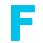 🇫 Emoji Indicador regional símbolo letra F en Google Android 4.4.
