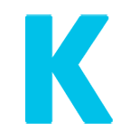 🇰 Emoji Indicador regional símbolo letra K en Google Android 4.4.