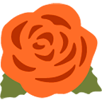 Emoji 🌹 Rosa su Google Android 4.4.