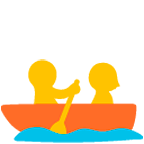 Emoji 🚣 Persona In Barca A Remi su Google Android 4.4.