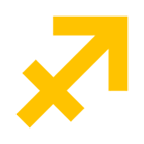 ♐ Emoji Signo De Sagitário na Google Android 4.4.
