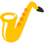 🎷 Emoji Saxofón en Google Android 4.4.