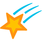 🌠 Emoji Estrella Fugaz en Google Android 4.4.