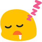😴 Emoji Rosto Dormindo na Google Android 4.4.