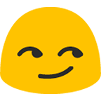 😏 Emoji Cara Sonriendo Con Superioridad en Google Android 4.4.