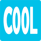 🆒 Emoji Wort „Cool“ in blauem Quadrat Google Android 4.4.