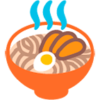 Emoji 🍜 Ciotola Fumante su Google Android 4.4.
