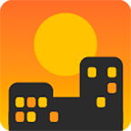 🌇 Emoji Sonnenuntergang in der Stadt Google Android 4.4.