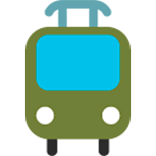Émoji 🚊 Tramway sur Google Android 4.4.