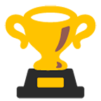 🏆 Emoji Trofeo en Google Android 4.4.