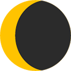 Emoji 🌘 Luna Calante su Google Android 4.4.