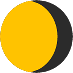 Emoji 🌖 Gibbosa Calante su Google Android 4.4.