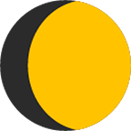Émoji 🌔 Lune Gibbeuse Croissante sur Google Android 4.4.