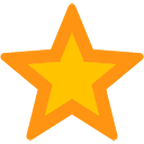 ⭐ Emoji Estrella Blanca Mediana en Google Android 4.4.