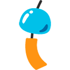 🎐 Emoji japanisches Windspiel Google Android 4.4.