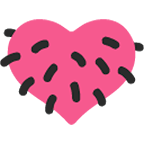 💛 Emoji Corazón Amarillo en Google Android 4.4.