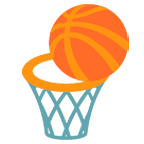 Émoji 🏀 Basket sur Google Android 5.0.