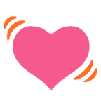 Emoji 💓 Cuore Che Batte su Google Android 5.0.