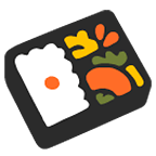 Émoji 🍱 Boîte Déjeuner sur Google Android 5.0.