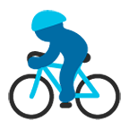 Emoji 🚴 Ciclista su Google Android 5.0.