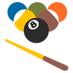 🎱 Emoji Bola Negra De Billar en Google Android 5.0.