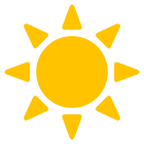 Emoji ☀️ Sole su Google Android 5.0.