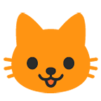 Émoji 🐱 Tête De Chat sur Google Android 5.0.