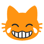 😹 Emoji Katze mit Freudentränen Google Android 5.0.