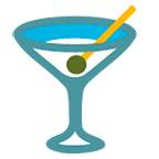 Émoji 🍸 Cocktail sur Google Android 5.0.