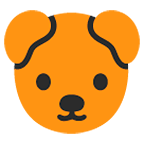 Emoji 🐶 Muso Di Cane su Google Android 5.0.